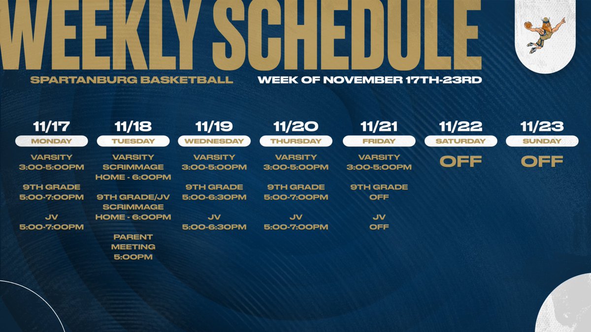 SpartanburgMBB's tweet image. Week 3…

Bad teams ignore the issues.
Good teams address the issues.
Great teams get better and stronger because of the issues.

#StackDays #vikingpride