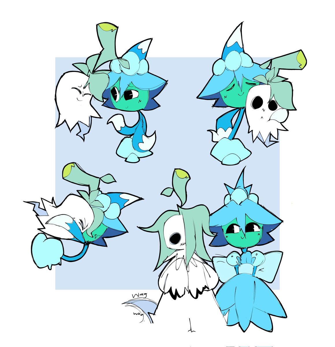 i_mixen's tweet image. some regular winter ghoul cause i adore these two dorks

#pvz #winterghoul