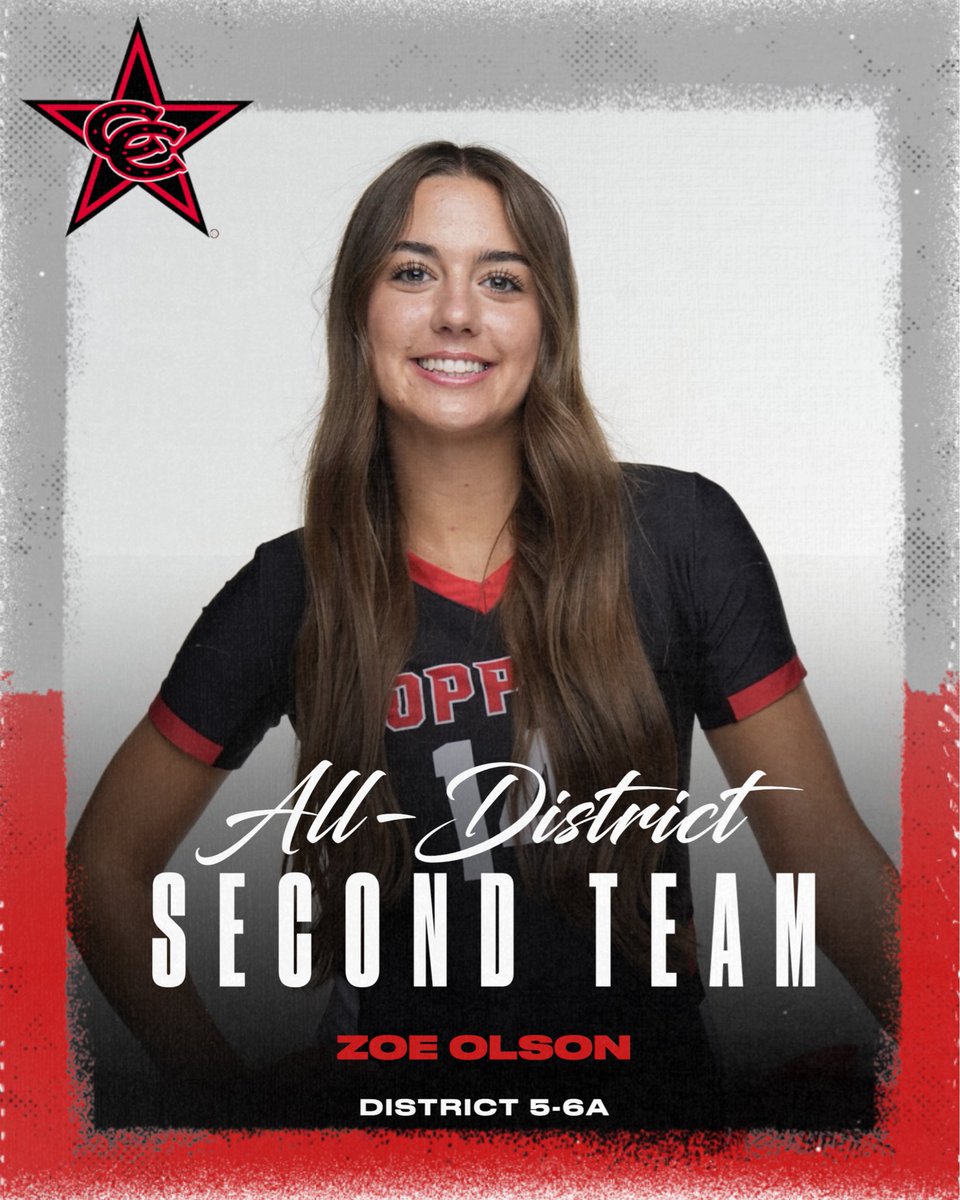 CowgirlsVB's tweet image. Congratulations to our District 5-6A All District Second Team players!! 

⭐️Zoe Olson⭐️
⭐️Finley Penniman⭐️
⭐️Zoey Ponsen⭐️

We love to see it and so proud of the work these girls put in this season! Much deserved!

#ccvb #cfnd