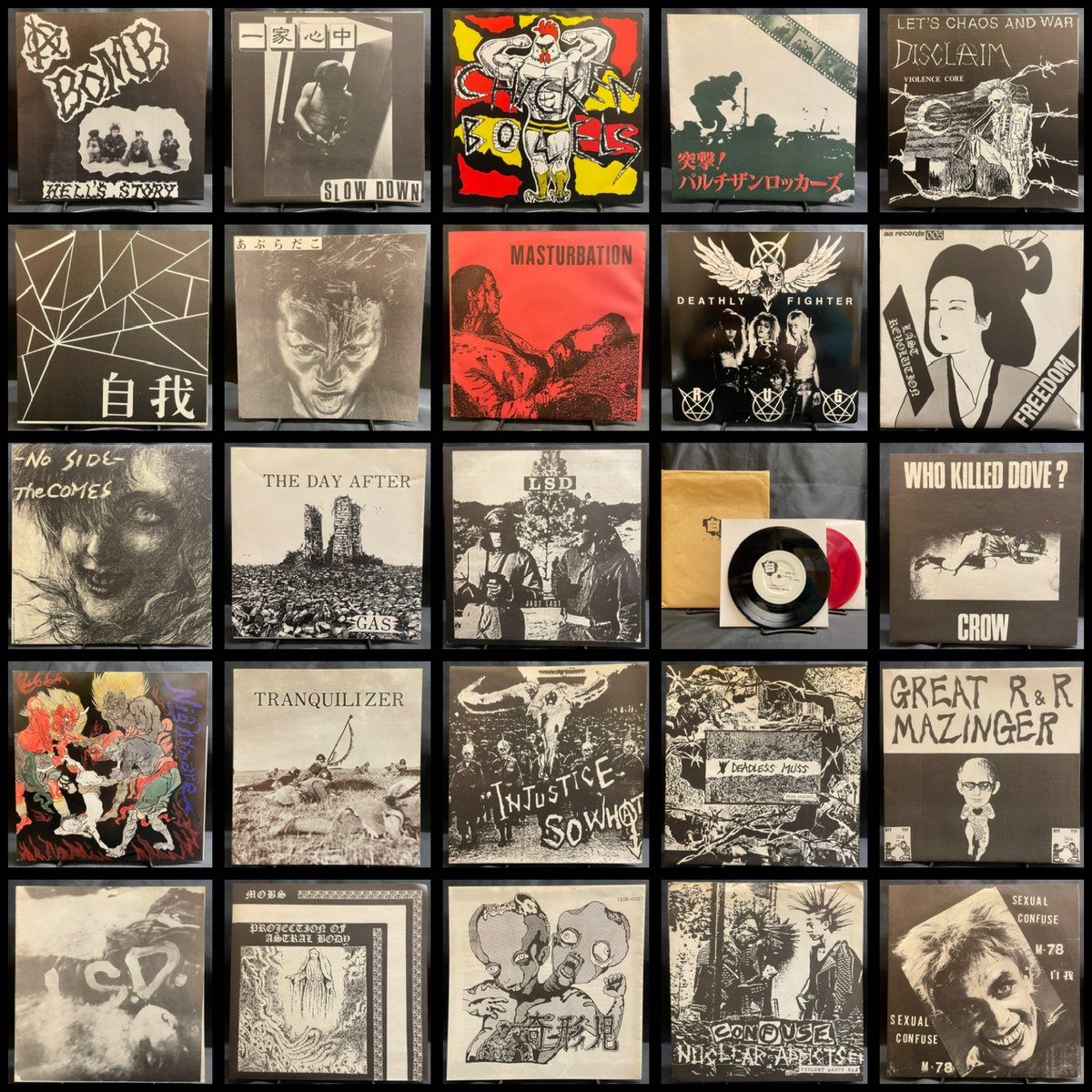 レコード色々 12/13(土)80's JAPANESE PUNK廃盤レコードセール💟/ 年末に最高な