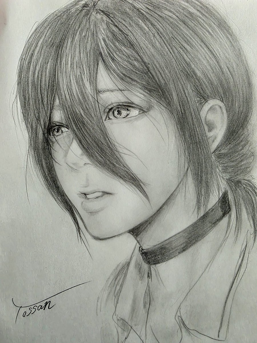 #チェーンソーマンレゼ編
レゼのスケッチ。
最後の路地裏のシーンは｢居た｣って言ってるよね、絶対！