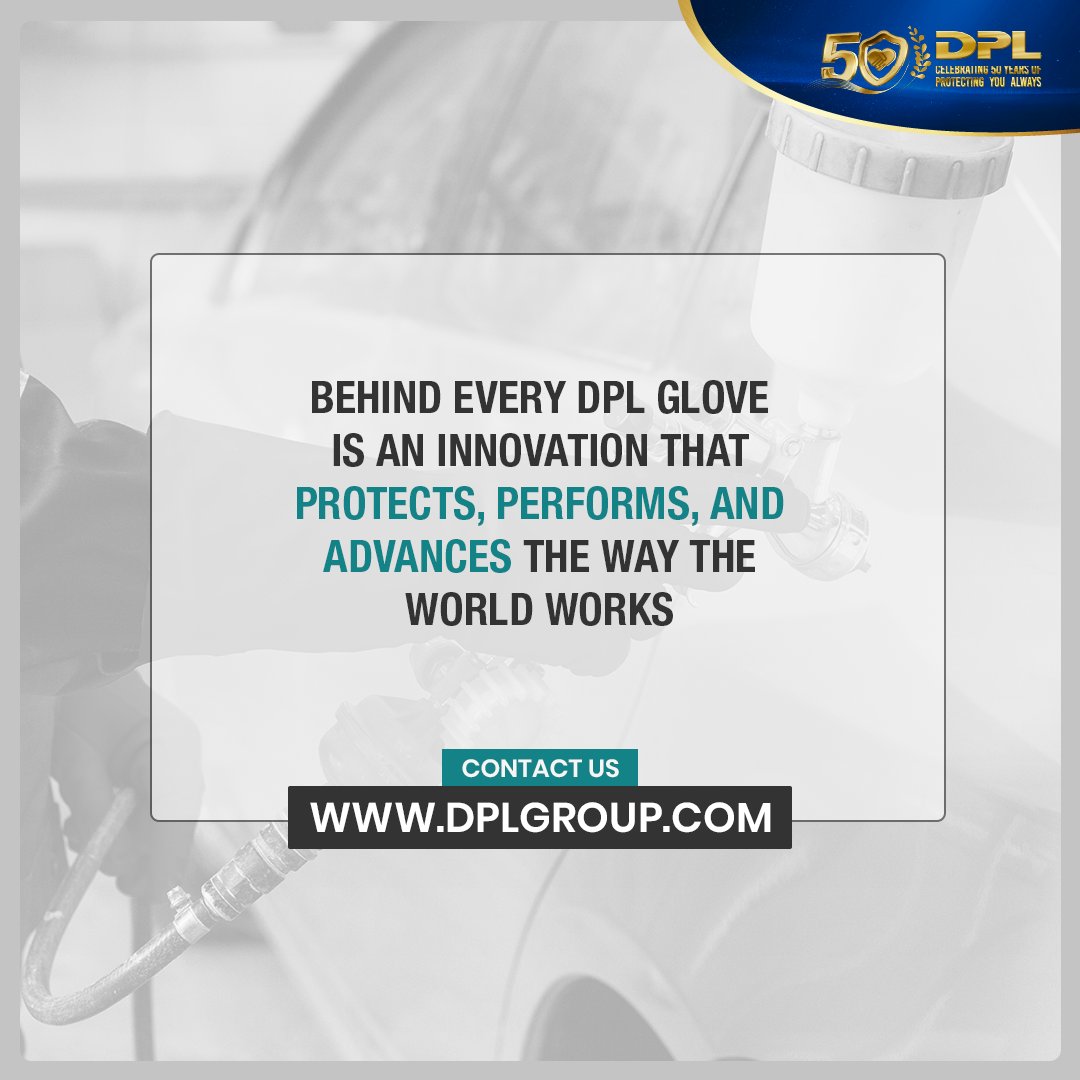 13 Patents. 1 Purpose: Protecting You Always.

With 13 patented technologies and more in development, our gloves deliver precision, performance, and protection across industries worldwide.

Because at DPL, innovation starts in our hands, and ends in yours

#DPL #HandProtection