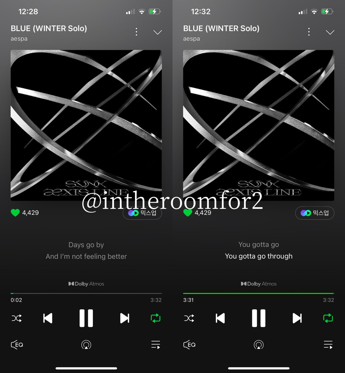 🫆#윈터블루 #윈터솔로