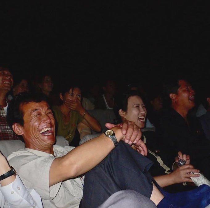 PedrokizThird's tweet image. North Koreans reacting to “Killer7 jamaican restaurants never have food” at the Pyongyang International Film Festival