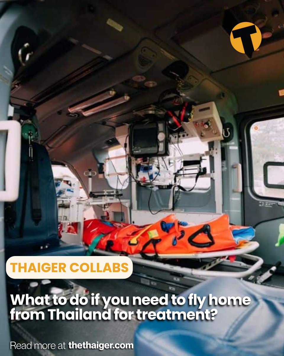 ThaigerNews's tweet photo. Medical repatriation flights from Thailand can cost $100,000+
The biggest mistake expats make is trying to arrange things before making one specific phone call. That call keeps your insurance claim valid. Don't risk it.
๐ https://t.co/zpKHJ2EkeB
#PacificPrime #Sponsored https://t.co/A7yXV4sdEc