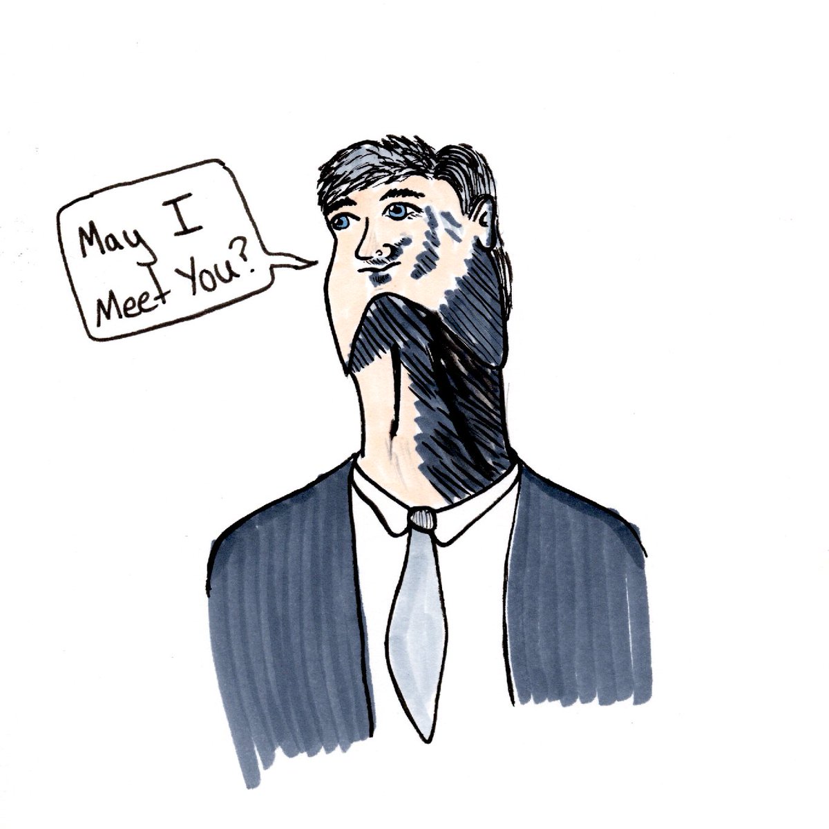 Everyone mocking <a href="/BillAckman/">Bill Ackman</a>'s "May I meet you?" line is such a beta male. Clearly you haven't tried it from this superior, alpha, and dominant body positioning.

I tried it 7 time just today, and have 7 dates lined up, one for every day of the week. Thank you Bill!