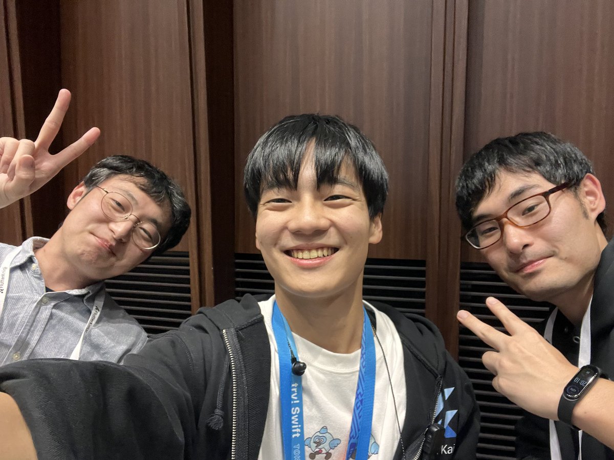 isekiryu's tweet image. たくさんの出会いに感謝です😊 in #FlutterKaigi