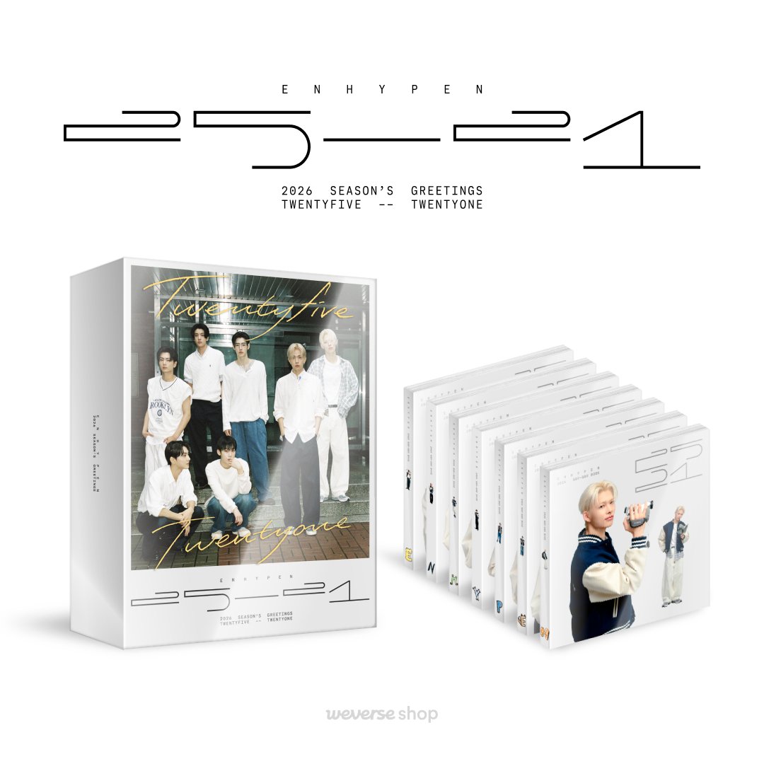 🤍🤍🤍 ENHYPEN 2026 SEASON'S GREETING 2026 GGU GGU BOOK