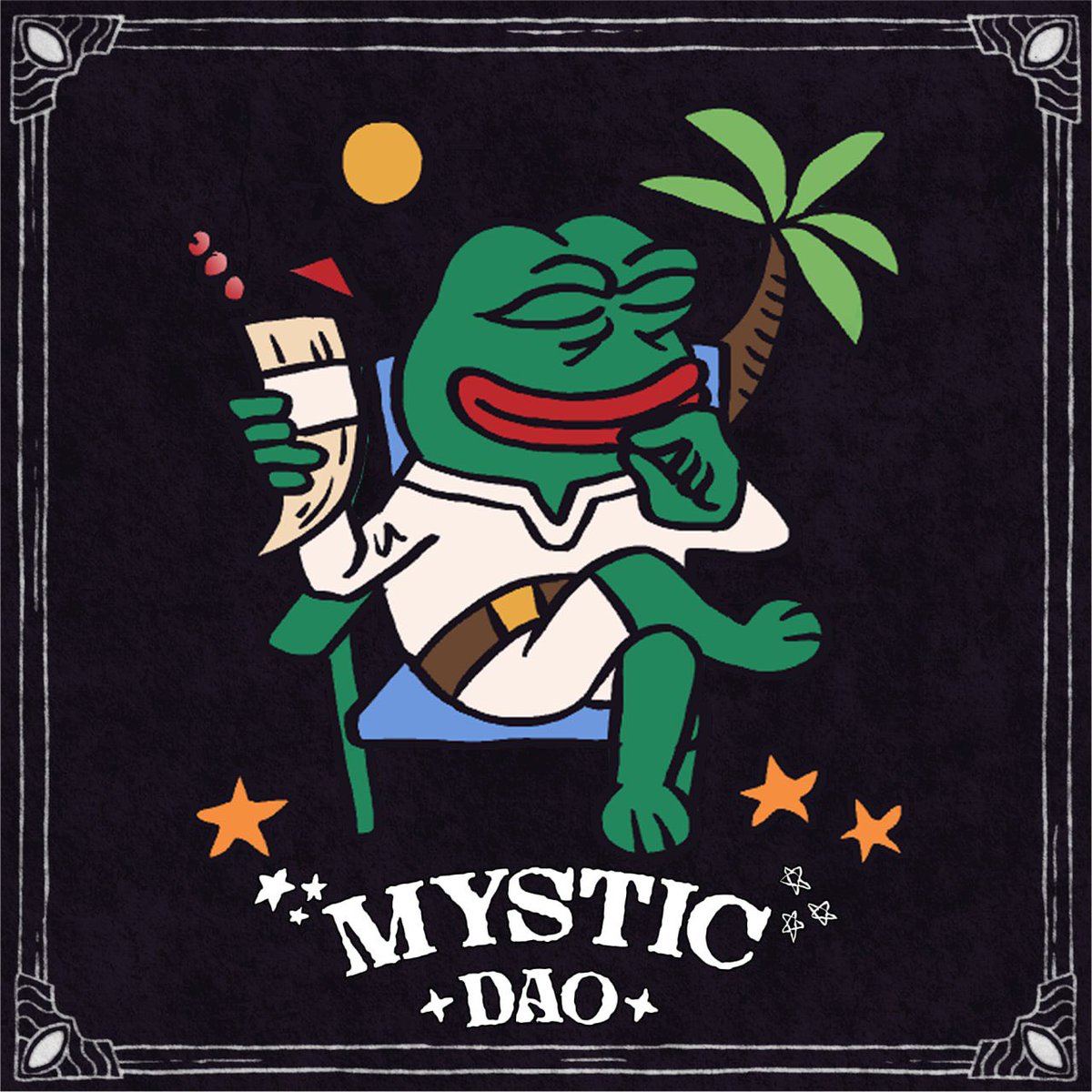 Pepe-sus is here to bless your bags. Its here to tell you the <a href="/mysticdao/"></a> prophecy, it is destined for Billions.