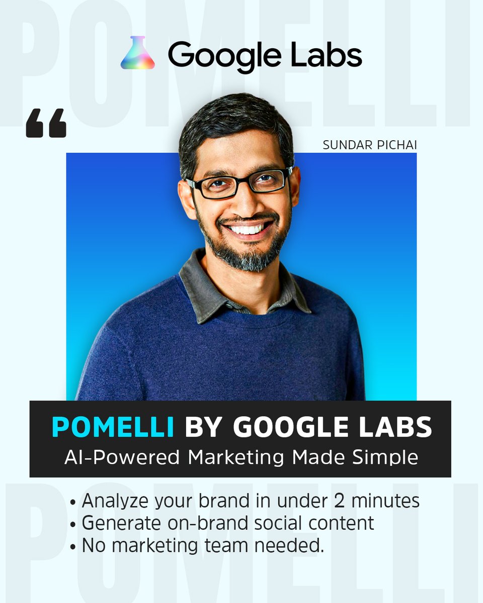 shaleen9in's tweet image. Google Labs just launched Pomelli A free AI tool that&apos;s changing the game for SMBs without dedicated marketing teams.

#pomelli #AI #INDIA