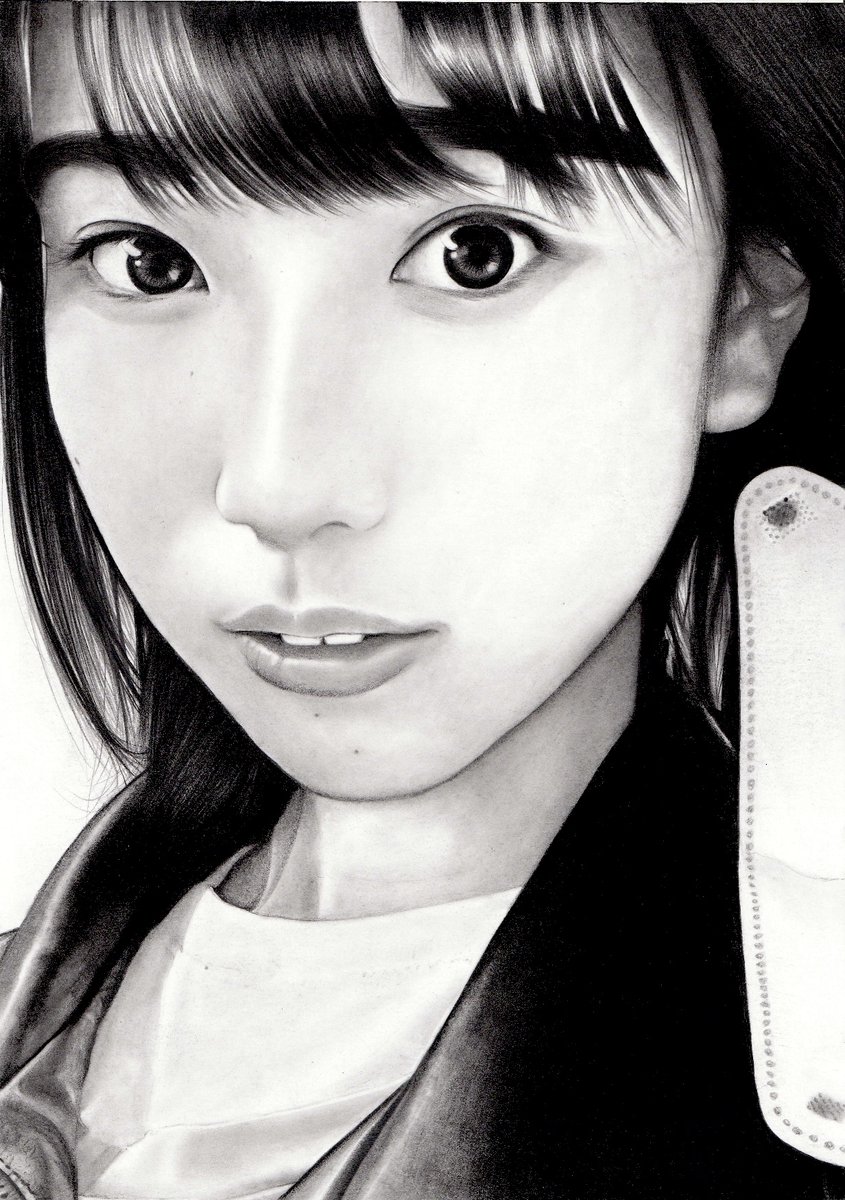 鉛筆画 ＃乃木坂46増田三莉音さん