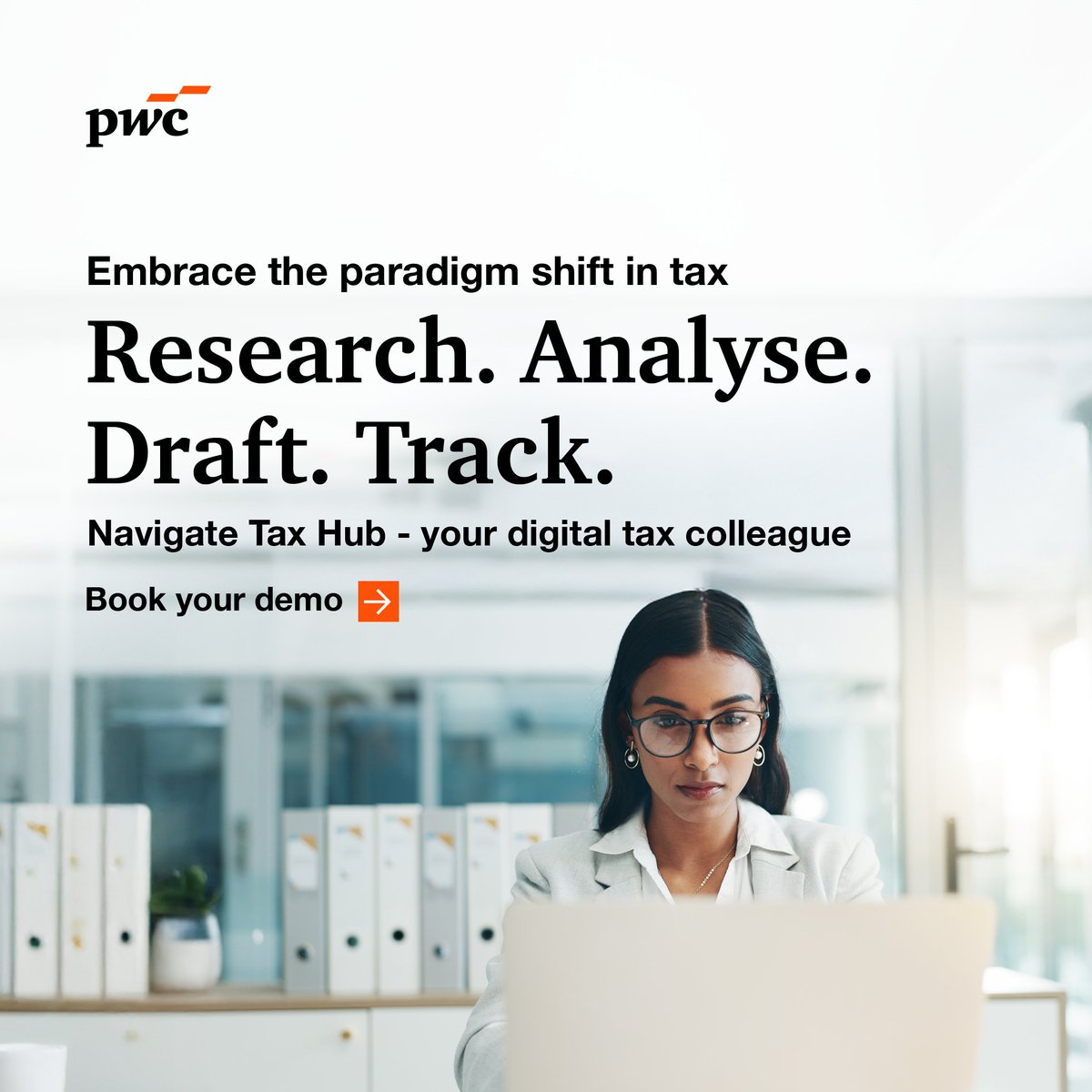 PwC_IN's tweet photo. Seize the paradigm shift in tax.

Navigate Tax Hub is your AI-powered digital tax colleague—analysing, drafting and conducting technical research at an unmatched speed and precision. Revolutionise your tax function today.

Book a demo: https://t.co/7swDQY7nyi

#NavigateTaxHub https://t.co/G48PrW0kyG