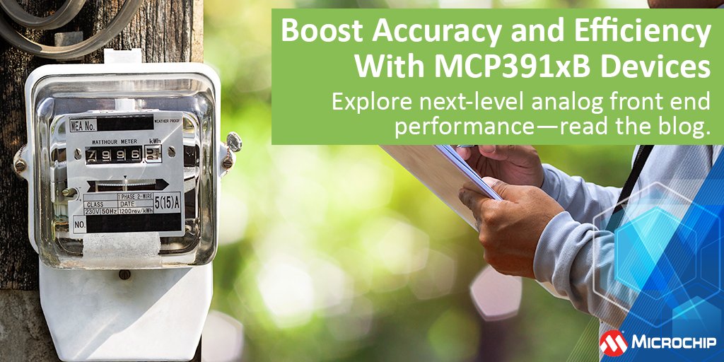 MicrochipTech's tweet image. Unlock precision and power savings. Our new MCP391xB analog front end series brings drop-in upgrades, ultra-low power and higher reliability for energy-critical applications. Read the blog: mchp.us/3K1yDFS. #PowerManagement #EmbeddedDesign #AFE