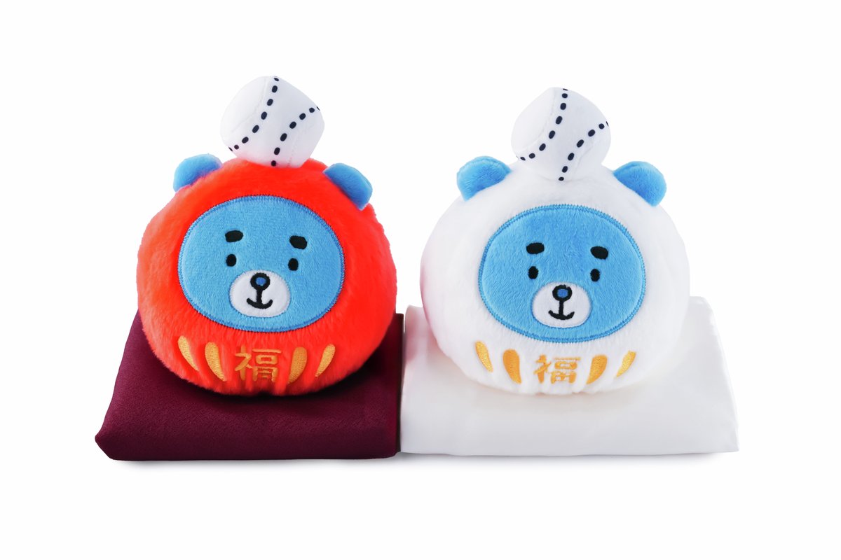 🌸紅白バージョン🌸 えふたんだるまぬいぐるみ🐻 ＼ 人気の「えふたん