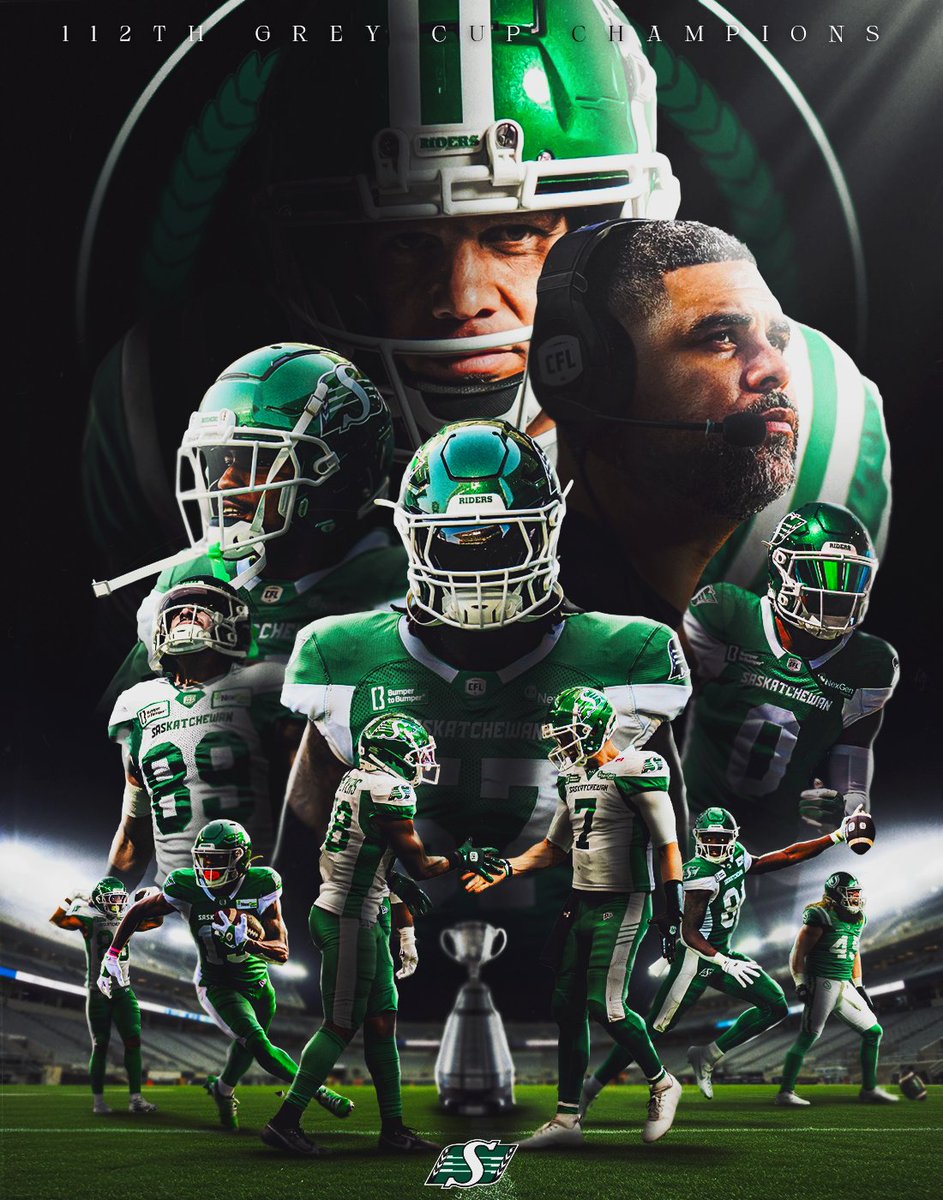 tyyPac's tweet image. HAD IT ON STAND BY @sskroughriders! 

YOUR 112TH GREY CUP CHAMPIONS!!!

@CFL #GreyCup