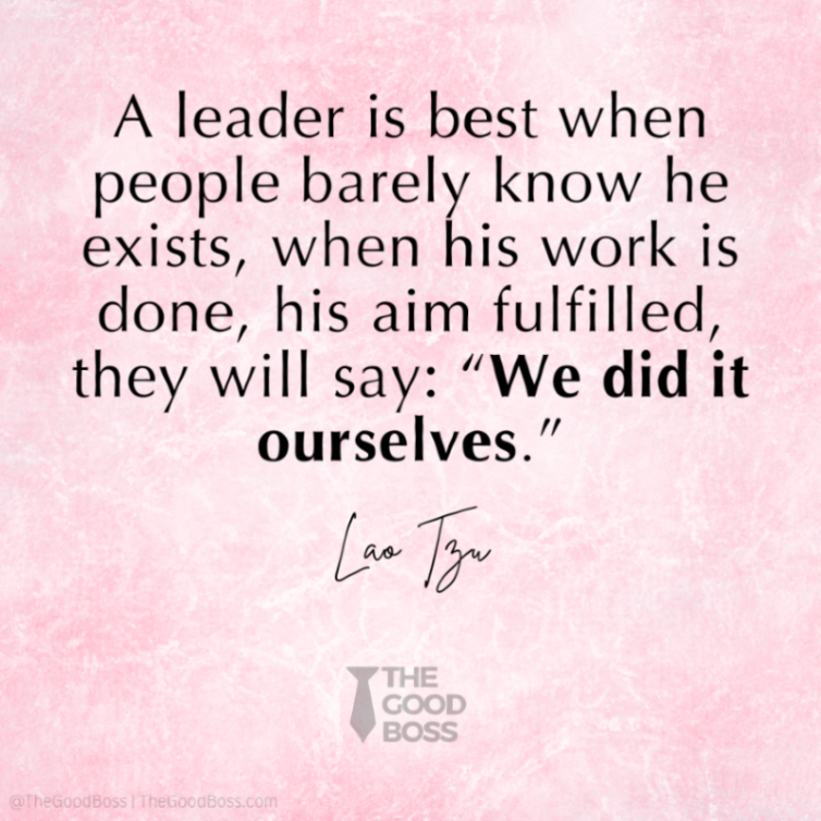 The art of letting go