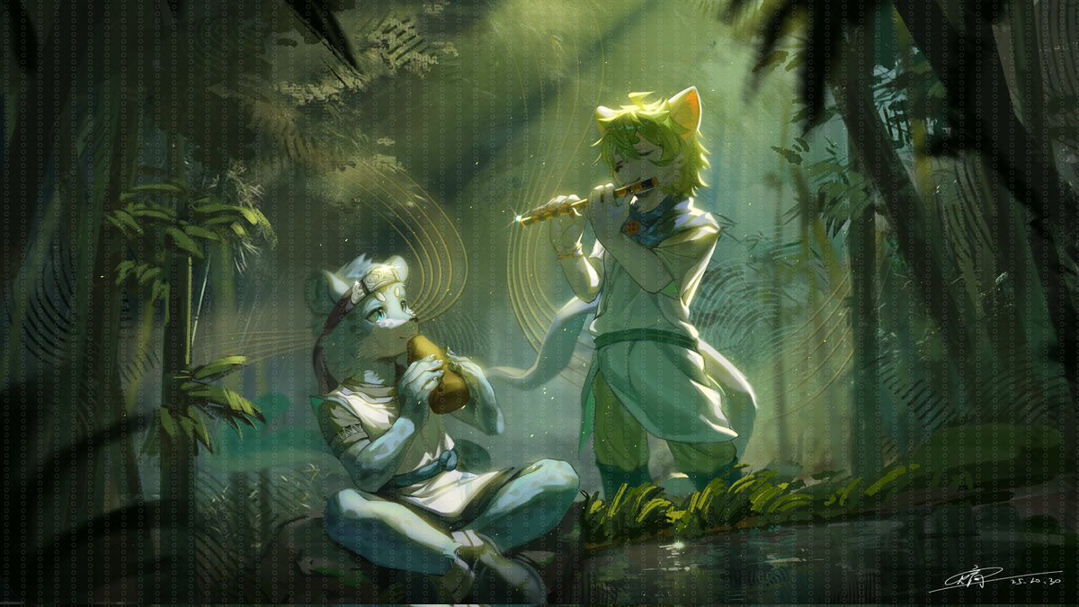 感谢委托。。。画得手感好棒 ❤️
 #furryartist #furry #furrywork