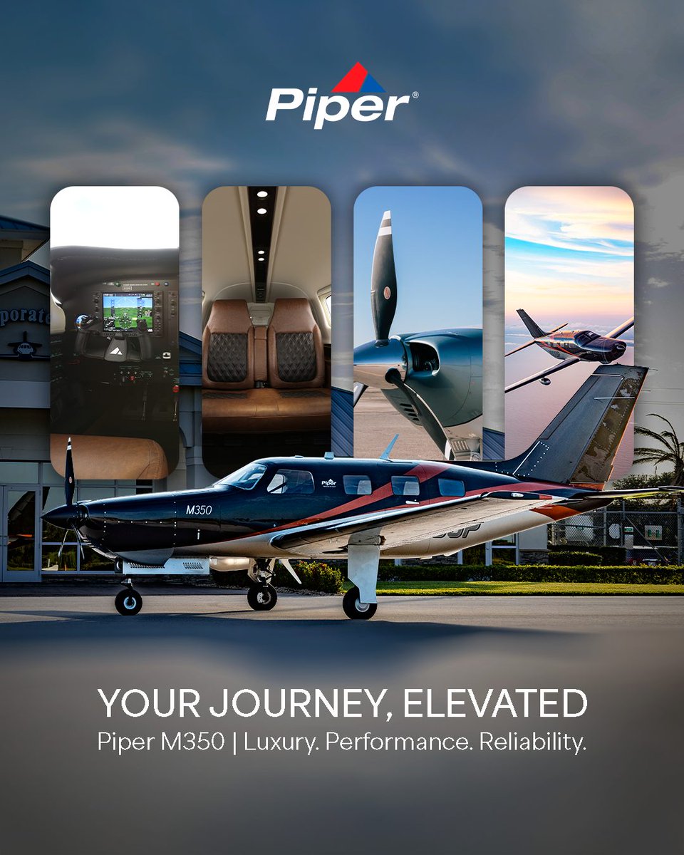 Aerofacility_O's tweet image. ただ飛ぶだけでなく、感動を生むために作られた✈️
M350は最先端のコックピット、洗練された内装、卓越した性能で、ラグジュアリーと革新を融合しています。
M350の魅力を詳しくはこちらでご覧ください → piper.com/model/m350/?ut…
#パイパー #Piper #M350 #小型機 #航空機 #空の旅 #エアロファシリティ