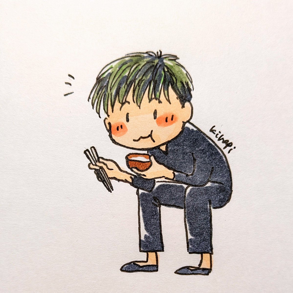 kirapi_pi's tweet image. こっち見た
なんちゃって笑
下ろした緑髪が可愛すぎた
#佐藤健