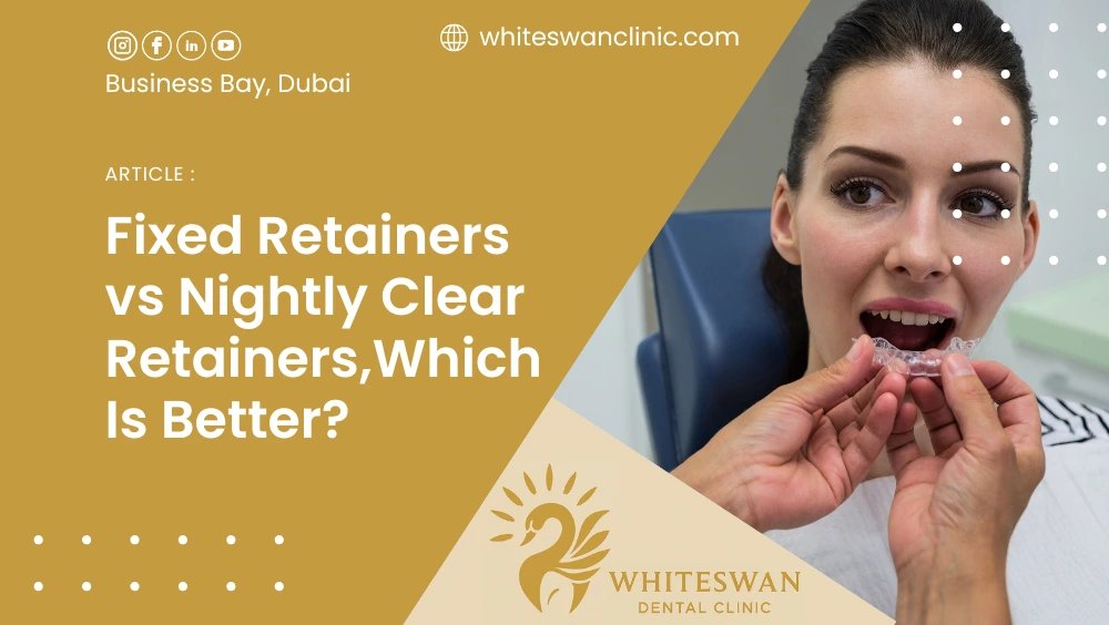 whiteswandental's tweet image. Fixed Retainers vs Nightly Clear Retainers,Which Is Better?

Fixed retainers stay secure; however, clear retainers offer more comfort.

Read on: whiteswanclinic.com/fixed-retainer…

#dentalhealth #fixedretainers #clearretainers