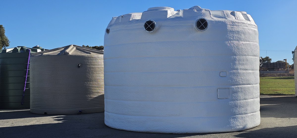 coercogroup's tweet image. Insulated tank systems built for Pilbara conditions. ☀️
Protecting water quality and improving efficiency for remote mining operations.

Case study 👉 bit.ly/3K2g9Ff

#Coerco #MiningProjects #InsulatedTanks #LiquidManagement
