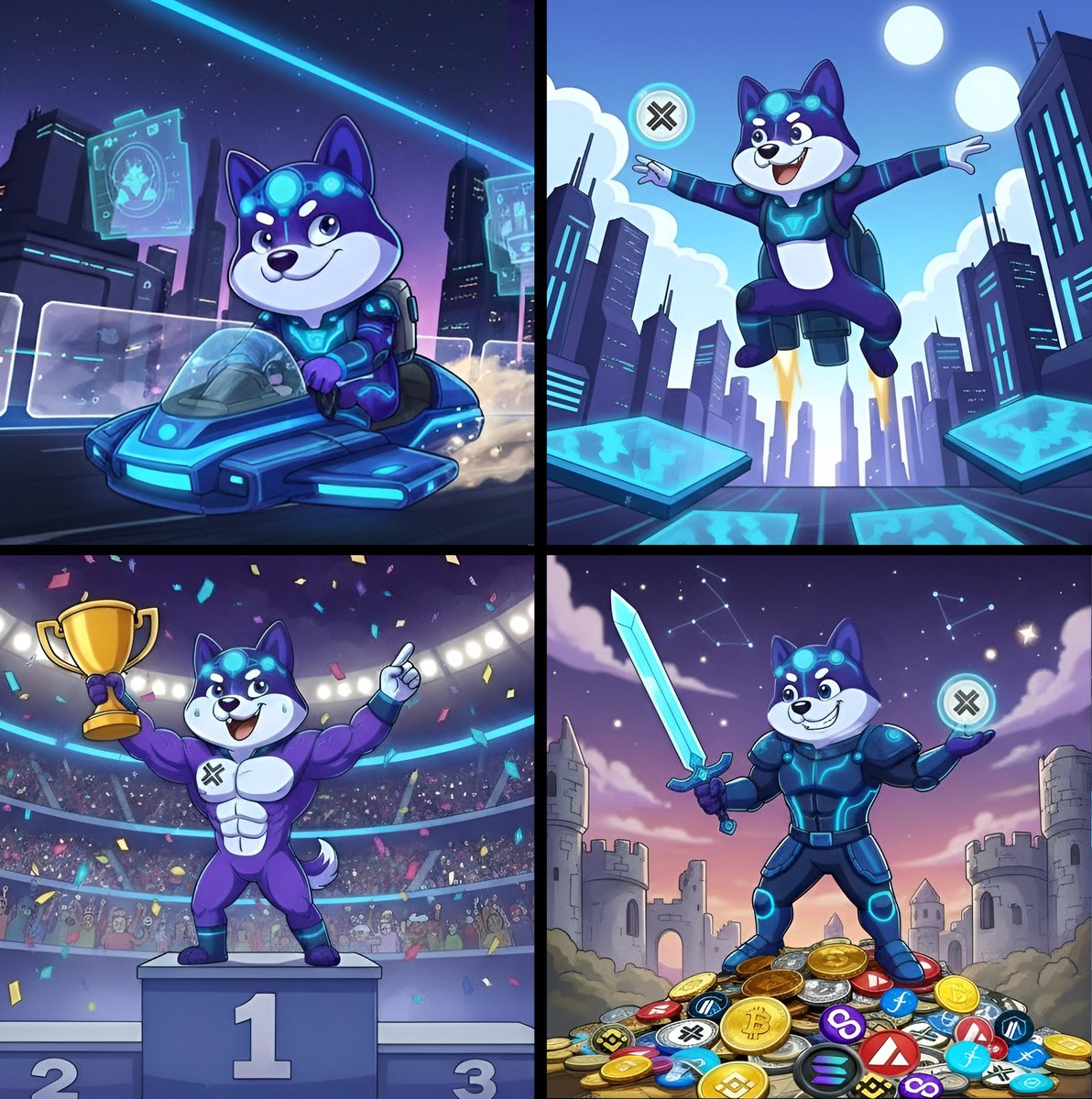 AnyInuCoin's tweet image. @dogecoin launched in 2013.
Most people only noticed it 8+ years later when it went crazy. 🚀🐕💥
Years of being ignored. They outlived the FUD.
Then one season of going parabolic. 

Imagine what $AI @AnyInuCoin can do with:

🤖 AI hype - AI Tech - AI Gold Rush 
🌐 Multichain…