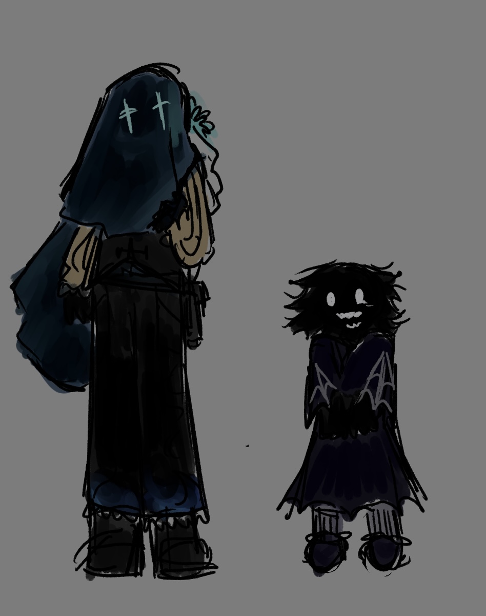 #powershortageau #robloxdoors #doorsfanart the medic and witch!! why is the 9 year old on the evil team? i dont know i used one of those wheel things to choose their roles