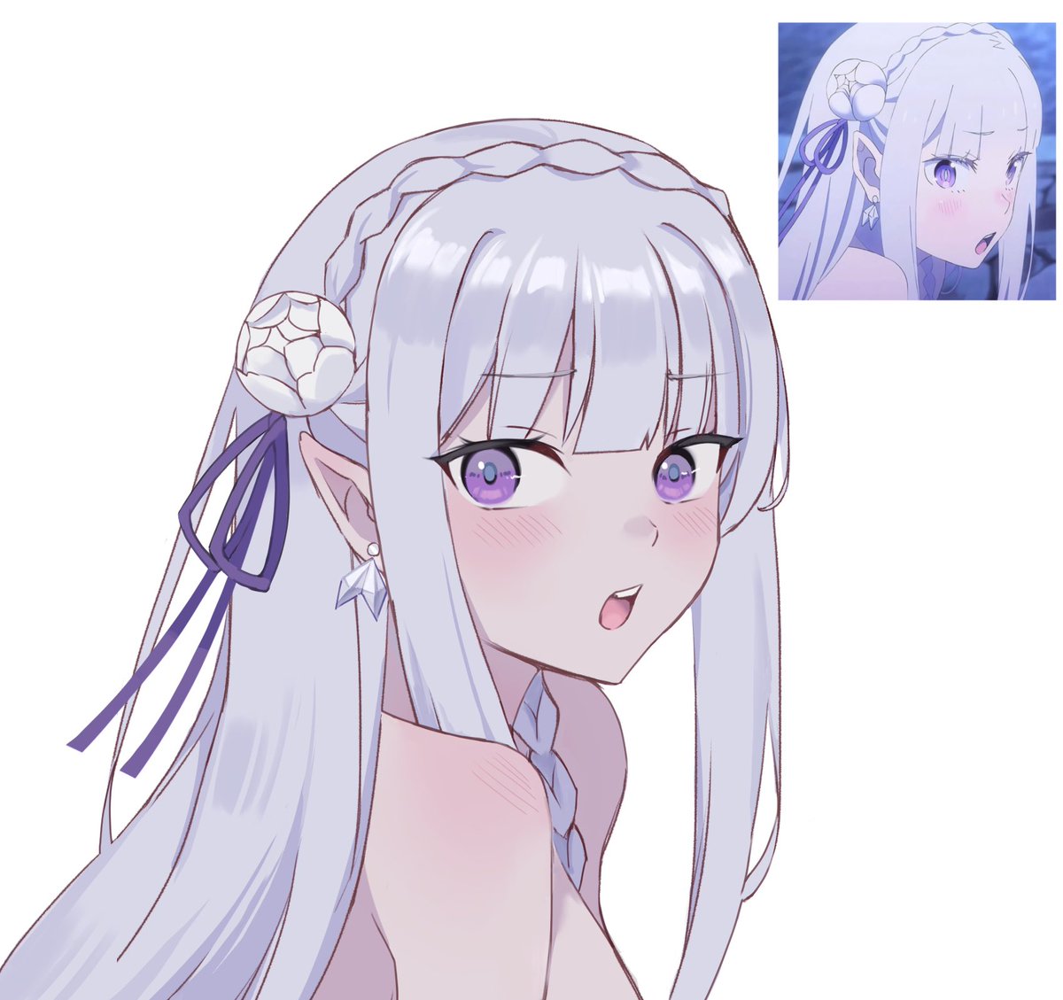 synth_illus's tweet photo. Testing a new art style #リゼロ #rezero https://t.co/hiX9Xi2sKc