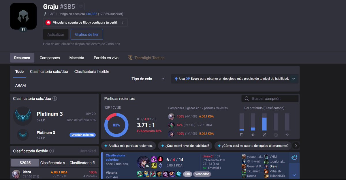 Primer dia humilde mañana a las 11 AM se retoma🌙