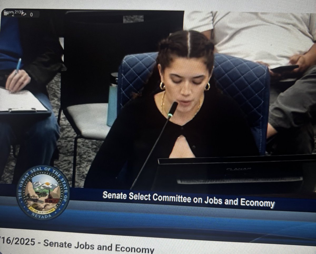 crismersch's tweet photo. AB5 is such a bad deal for Nevada that even Dems who volunteered for Chairwoman Dondero are calling her out for betraying the people who knocked doors for her. She’s putting corporations first, not constituents. When will lawmakers remember they work for We the People? #NVLeg https://t.co/7xqmX0gM9r