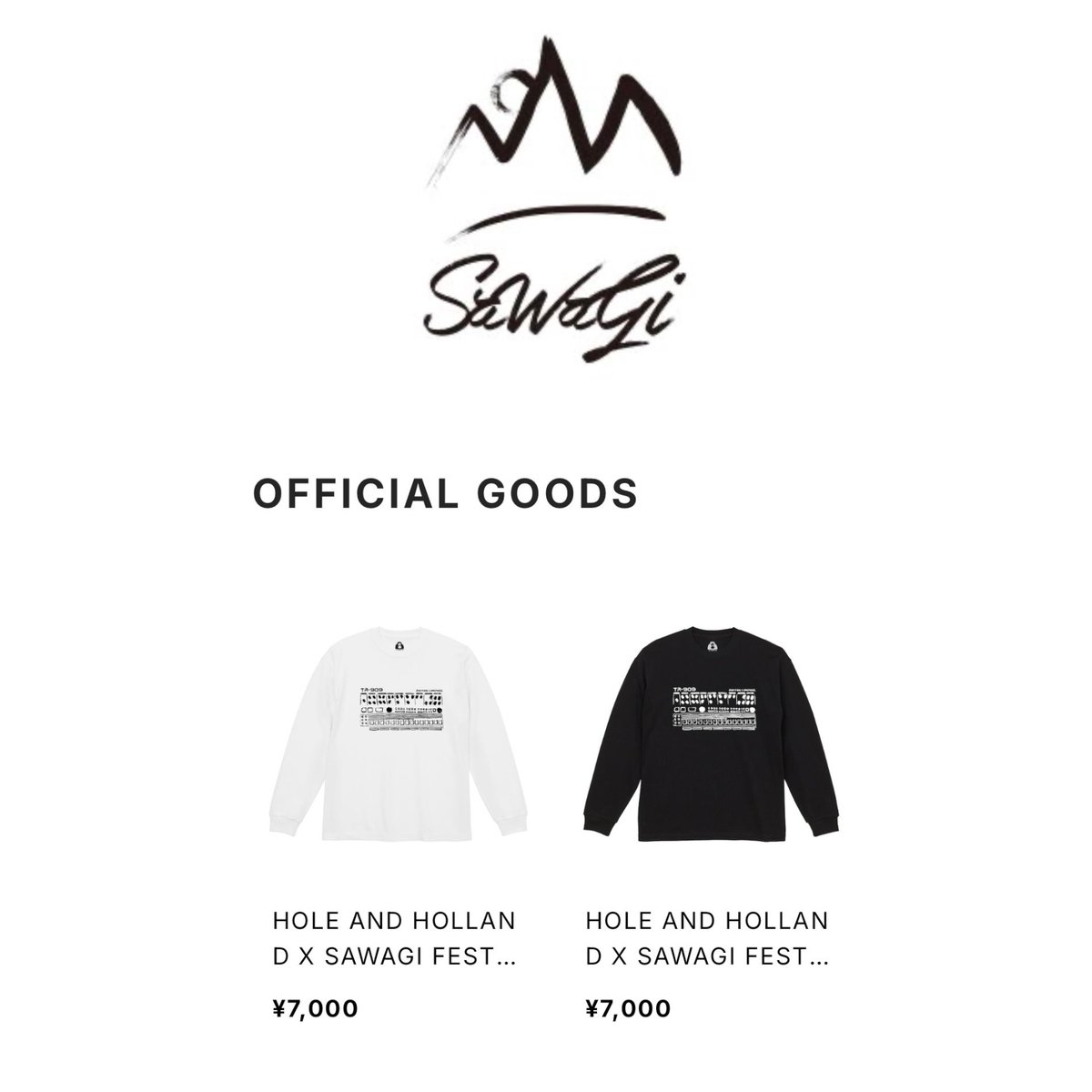 OFFICIAL GOODS
ONLINE SHOPオープン✨

sawagifes.base.shop