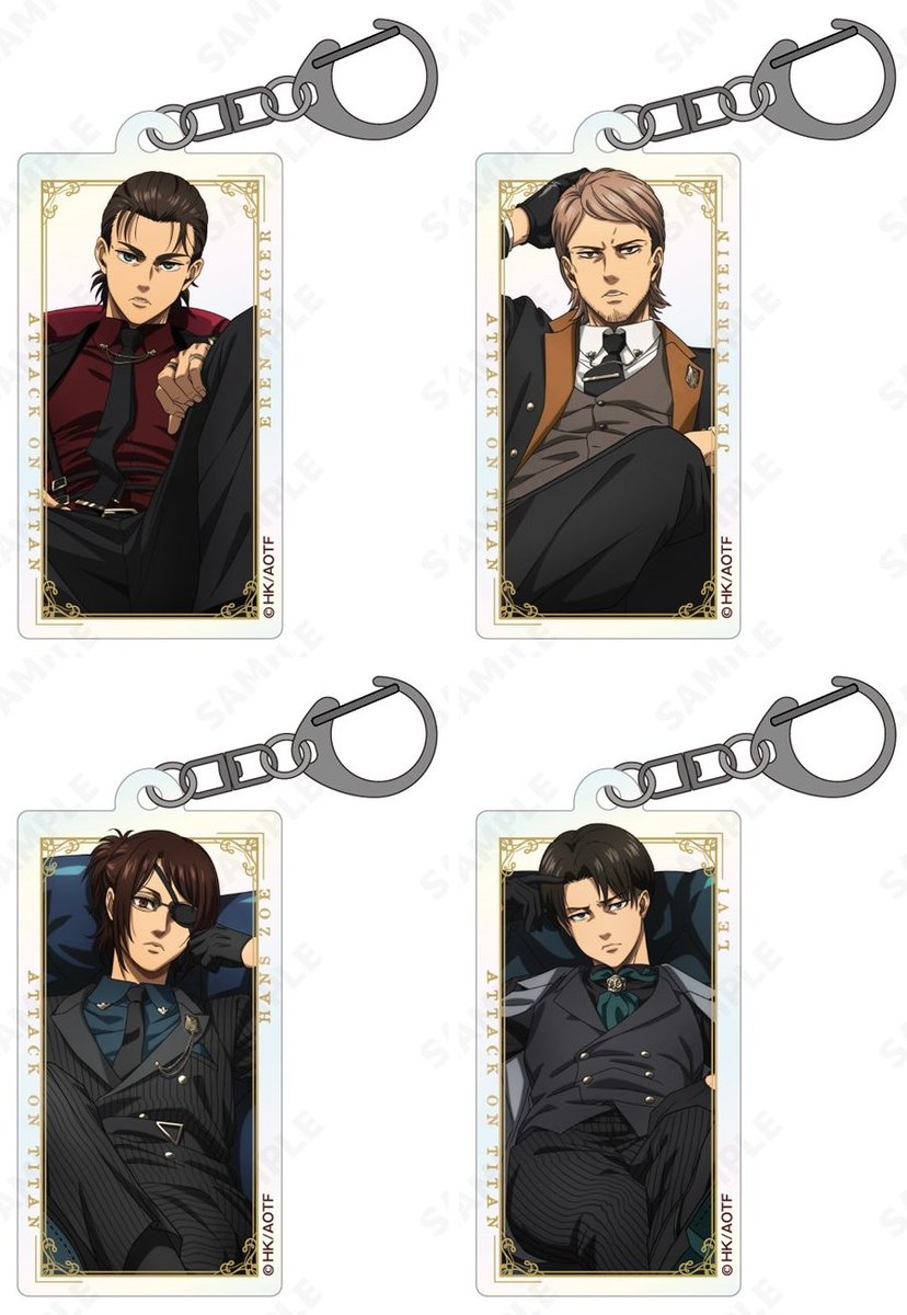 進撃の巨人×SugarDia デジタルくじ エレン オーロラアクキー 進撃の