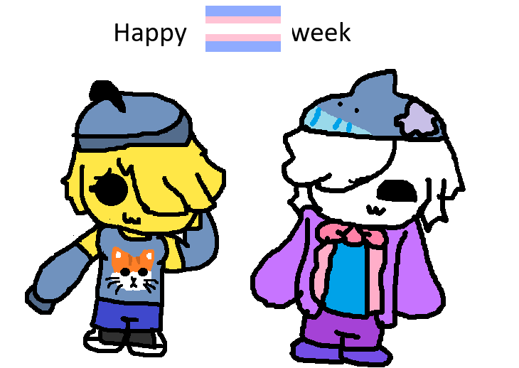 emidraws2011's tweet image. Happy trans day #transweek #transday #trans #oc #art #fanart #chibi