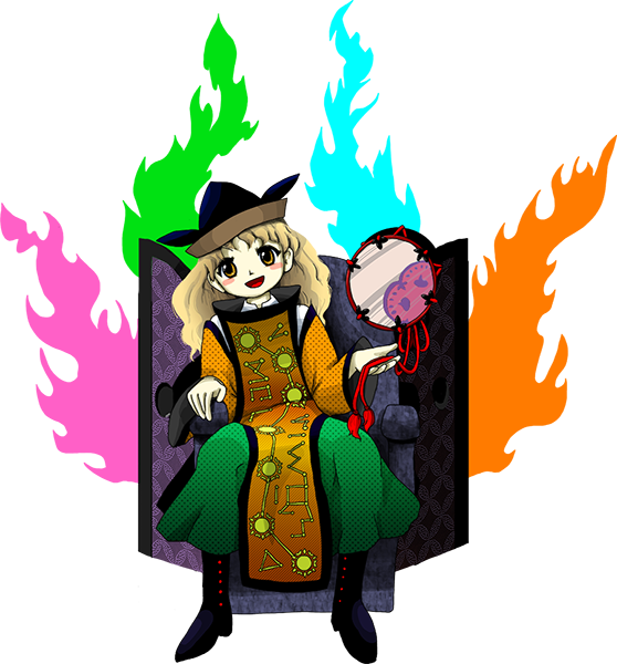 dailytouhous's tweet image. The Touhou of the day is: Okina Matara!