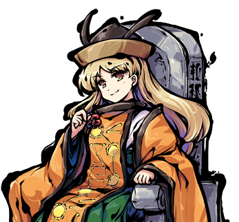dailytouhous's tweet image. The Touhou of the day is: Okina Matara!