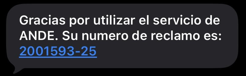 ChrisChichan's tweet photo. @ANDEOficial sin luz de vuelta, por favor si pueden ver https://t.co/PlWZWQbiWH
