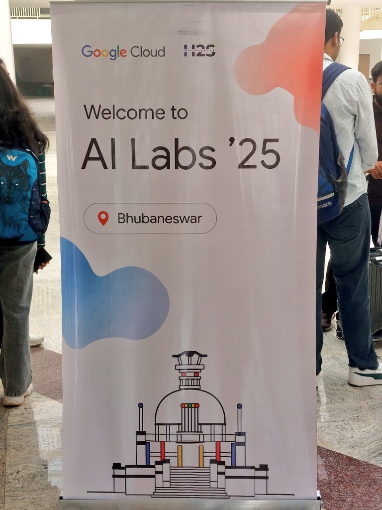 Its_Shuvranshu's tweet photo. Most People Rest On Sundays, But I Spent Mine Coding At @IITBhubaneswar

​Deep Dived Into AI Agents &amp; the Gemini CLI At The Google Cloud AI Labs '25.

​Huge Thanks To @googlecloud &amp; @hack2skill For The Impactful Session.

​#GoogleCloud #GenAI #GeminiAI #AILabs #IITBhubaneswar https://t.co/GwHYUeeU6A