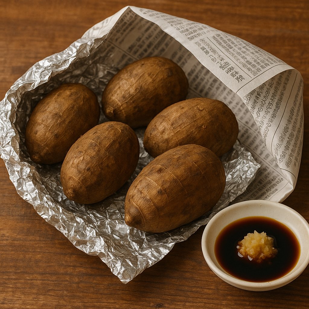 ＼幼稚園の焼き芋大会🍠／

こどもたちが掘ったさつまいも🍠と、お友だちのお家で採れた里芋を焼き芋にしていただきました。
幼稚園の畑で育った生姜で作った生姜醤油🫚がまた絶品で、娘たちは何度もおかわり…「お家でも作ろう！」と大盛り上がり。
