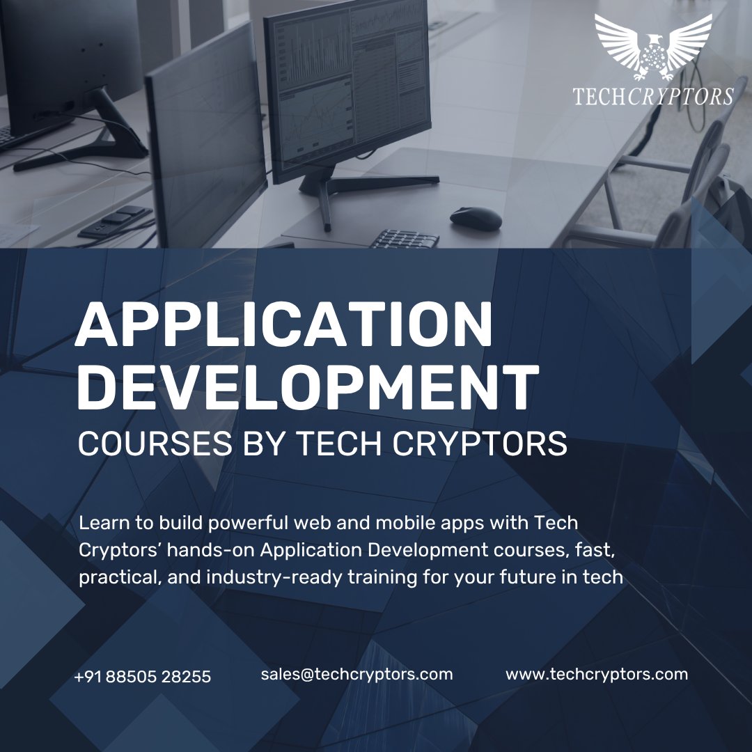 TechCryptors's tweet image. Join the most practical App Development Course!

📞wa.me/918850528255
📧sales@techcryptors.com
🌍techcryptors.com

#AppDevelopment #FlutterDevelopment #ReactNative #KotlinDeveloper #BestITTrainingCourse #ITTraining #TechCryptors