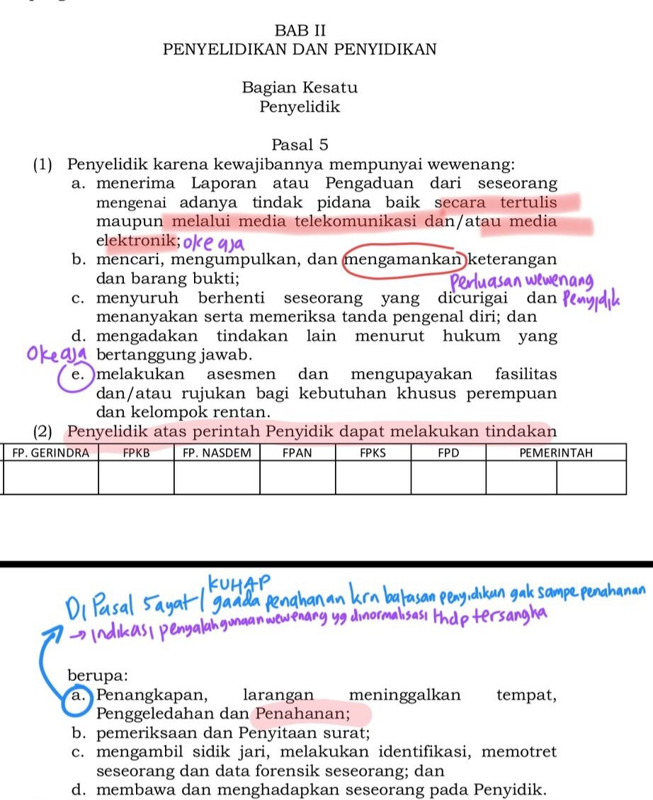 heeseungsempro's tweet image. things i find suspicious from ruu kuhap krn beneran makin longgar ke semua org buat dikenai tindak pidana bknnya emg krn kena, sekali lagi dikenai tindak pidana
#semuabisakena #tolakruukuhap