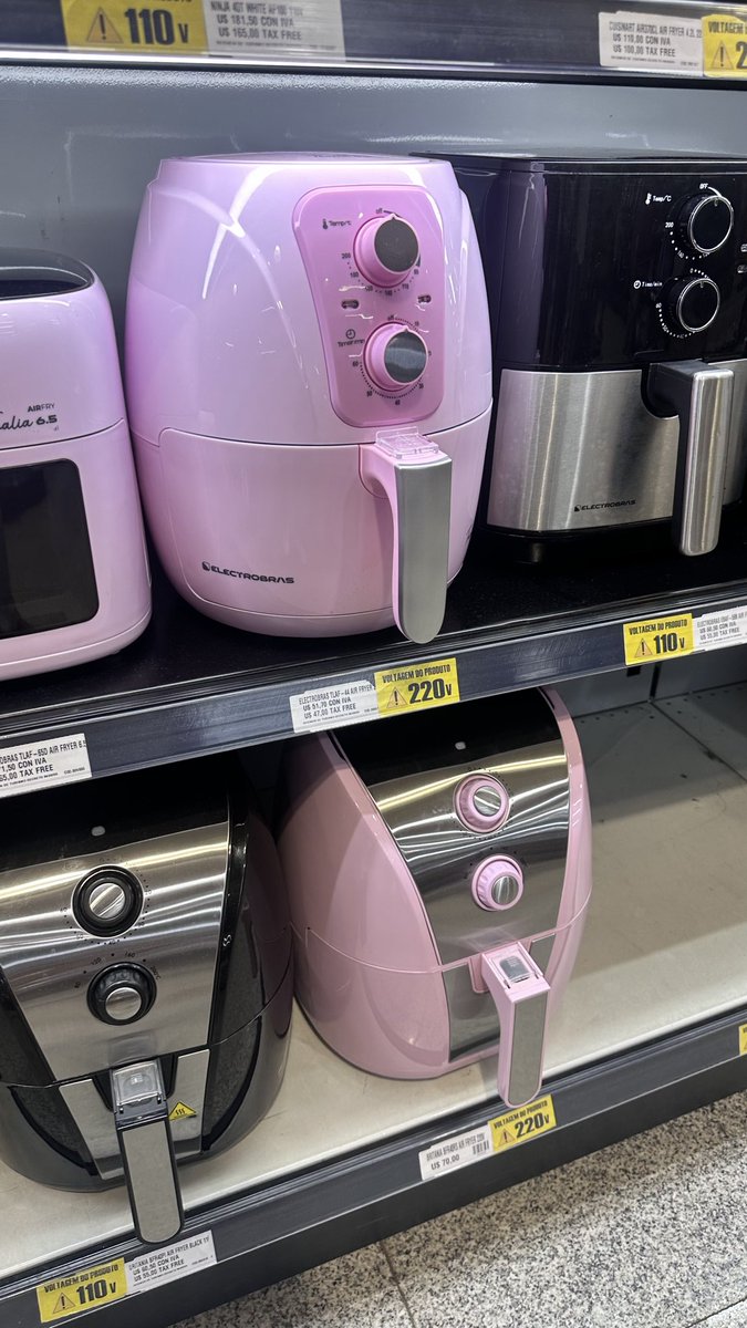 Air fryer rosa💖💘😭✨  queria mas não combina com a estética da minha casa