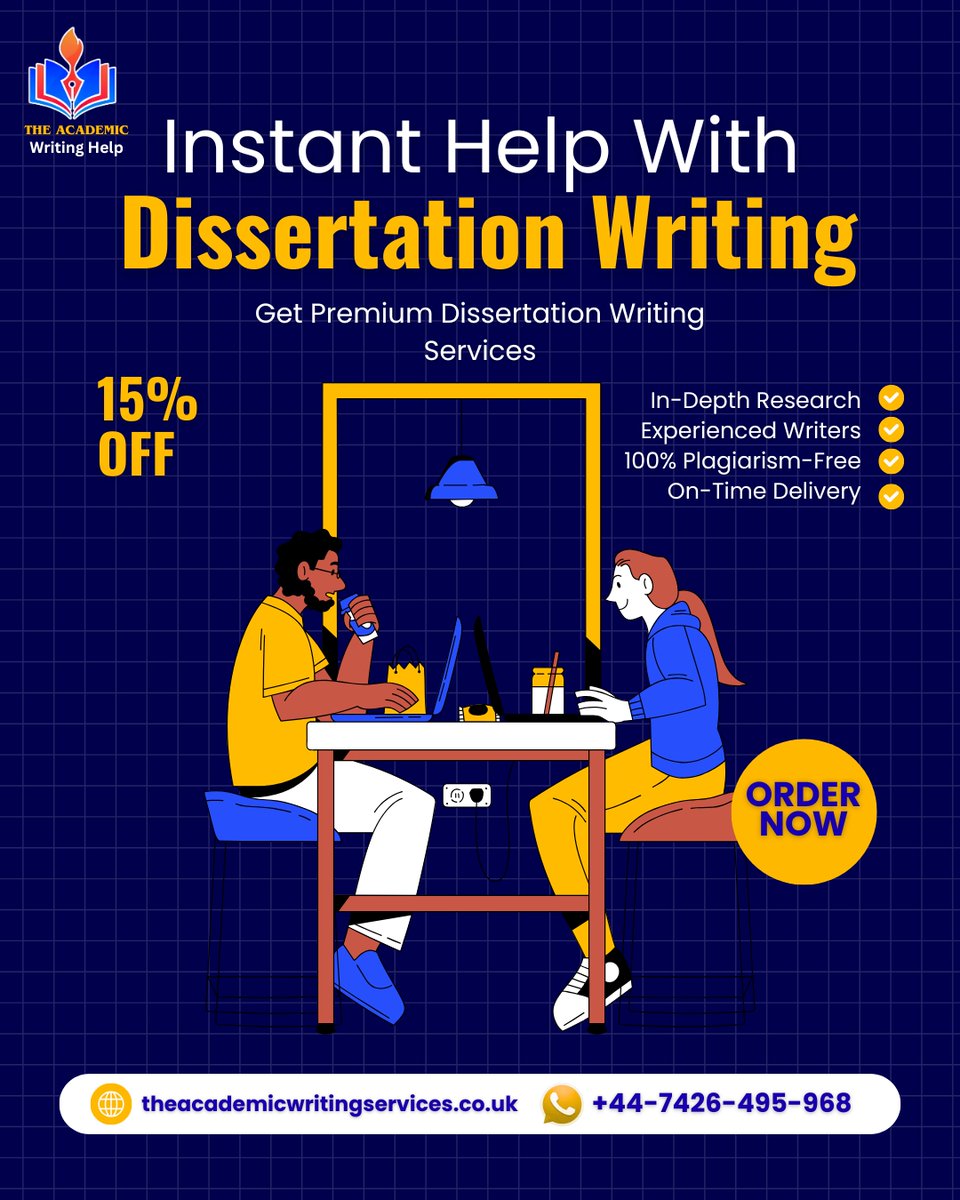 academicagencey's tweet image. 📷 Get Instant Help With Dissertation Writing! 📷

📷 Contact us:
📷 📷 wa.me/+447426495968
📷 info@theacademicwritingservices.co.uk

📷 theacademicwritingservices.co.uk

#AcademicSupport #MastersDissertation #PhDDissertation #InstantHelp #PlagiarismFree #ProfessionalWriters #Quality