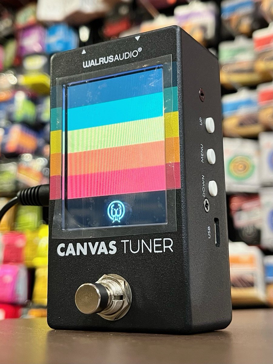 PGアクセサリー情報】 WALRUS AUDIO Canvas Tuner 好評発売中 画面の