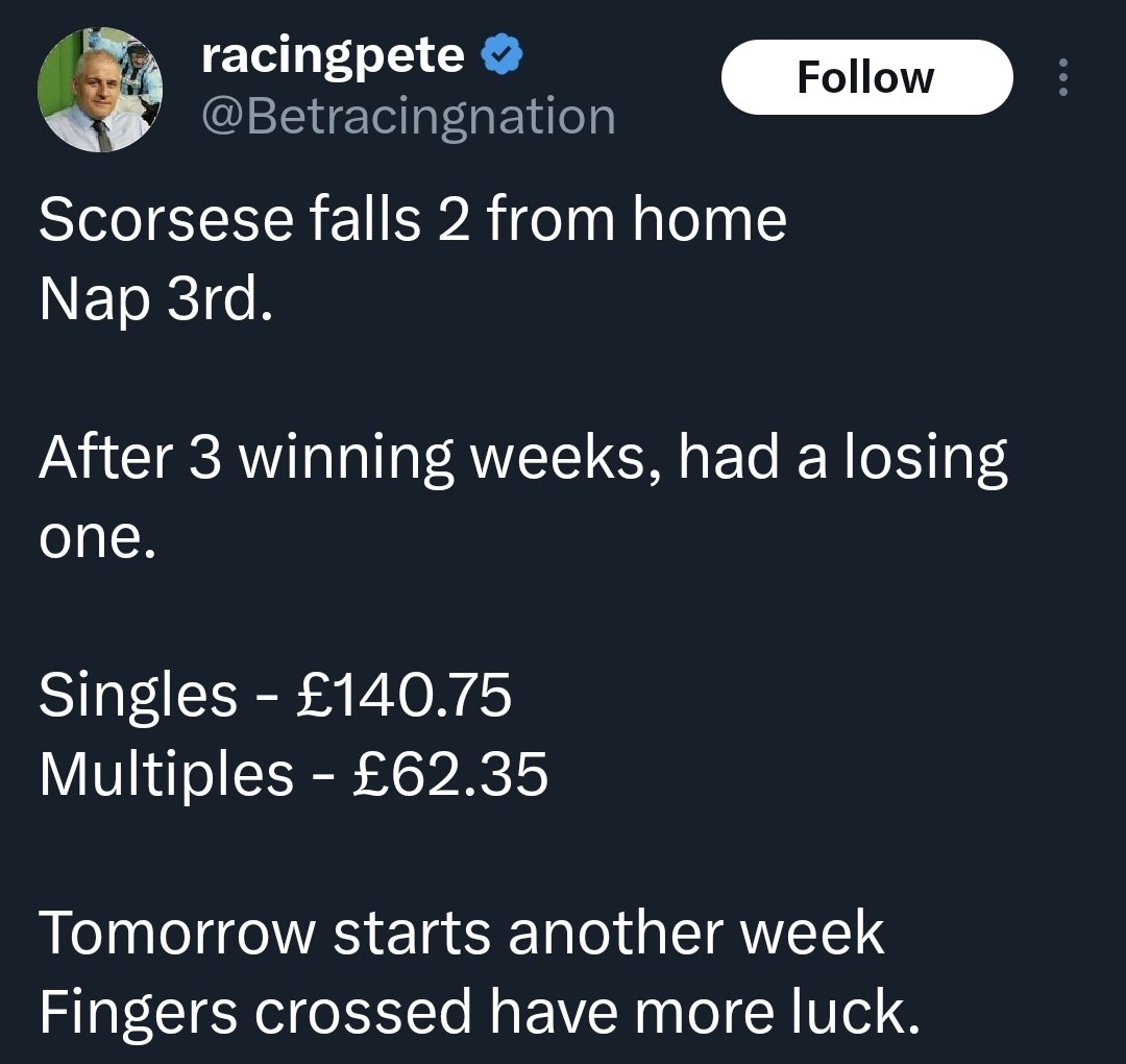 RACINGPETE (PARODY) EXPOSER tweet media