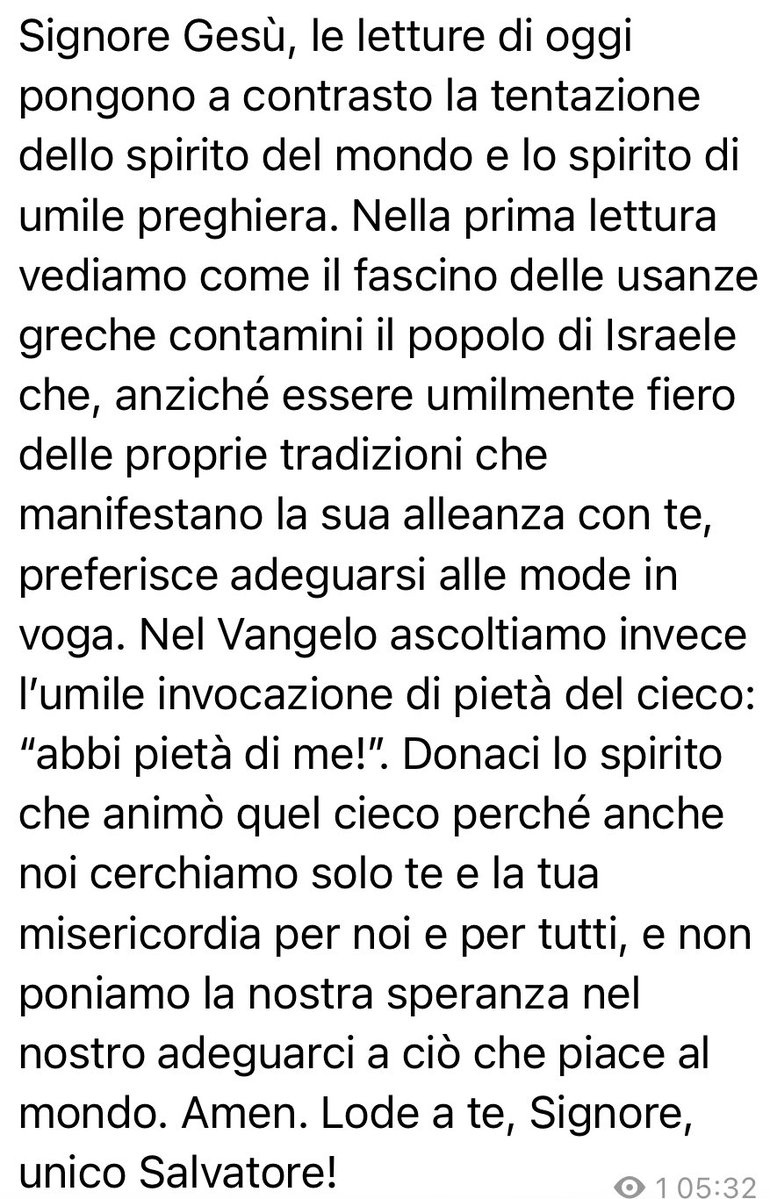 pregarelaparola's tweet image. #pregare la Parola di oggi: adeguarsi alle mode del mondo o chiedere misericordia? 🙏🏻
#VangeloDiOggi #vangelodelgiorno