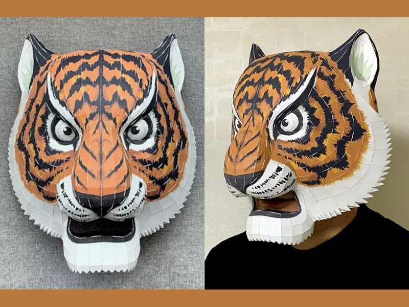 Tiger Mask manga papercraft - tektonten.blogspot.com/2025/11/3d-tig… #manga #tigermask

#papiermodell #papírovýmodel #ペーパークラフト #printable #bouwplaat #bastelbogen #recortable #papercraft #papermodel #cardmodel #papertoy