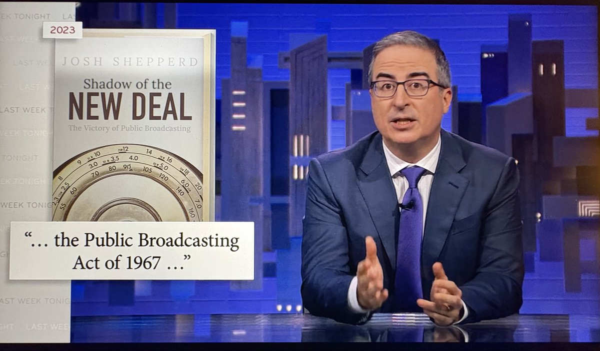 joshshepperd's tweet image. Had a great time consulting with the “Last Week Tonight with John Oliver” team over the past couple months, and they kindly gave my book a shoutout during the episode.
