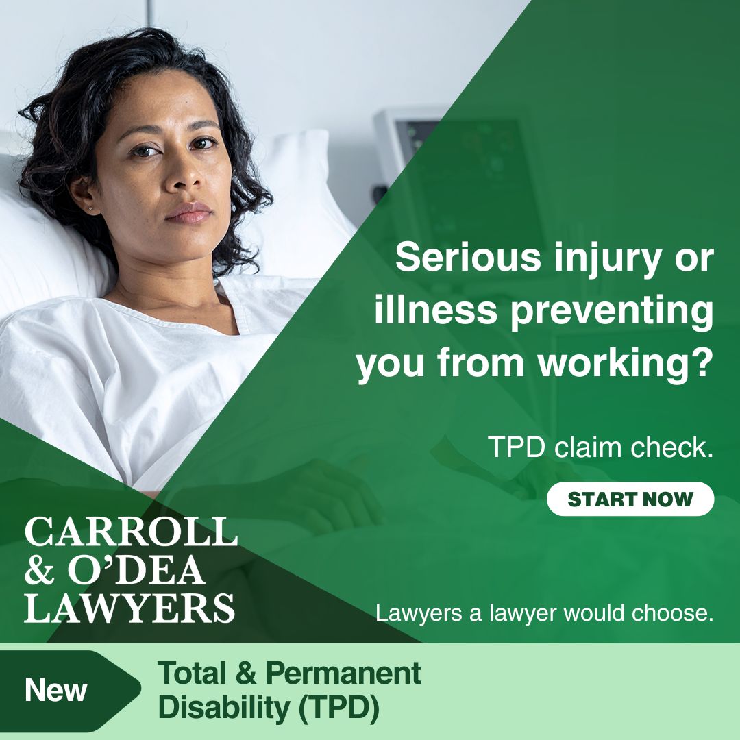 carrollodea's tweet image. You may have a Total and Permanent Disability (TPD) claim under your superannuation. Check your eligibility through our new Total and Permanent Disability (TPD) Insurance Claim Check now. 

buff.ly/YU8zrnp 
buff.ly/5szVlHg