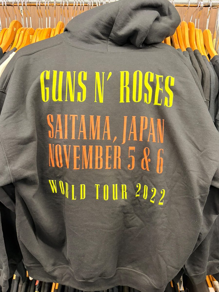 GUNS N'ROSES 2022 SAITAMA 会場限定 Tシャツ GUNS N' ROSES 東京限定T