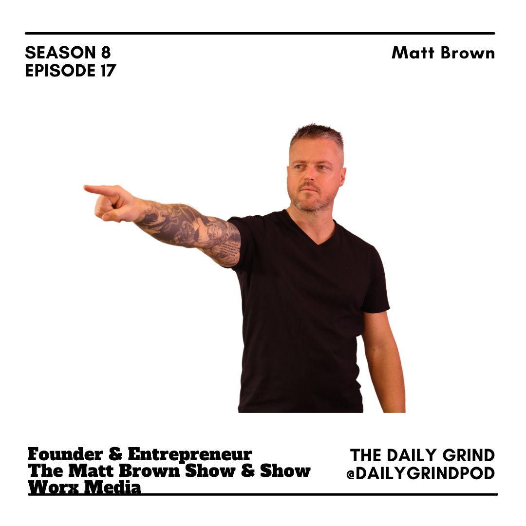 “What is this impact that you want to have” on the Daily Grind ☕️. This episode features <a href="/kellyfastruns/">Kelly Johnson 🏃‍♀️</a> and special guest Matt Brown, the host of the Matt Brown Show.

📲 Tune in for today’s episode in our bio!

#dailygrind #podcast #advice #motivation #storytime